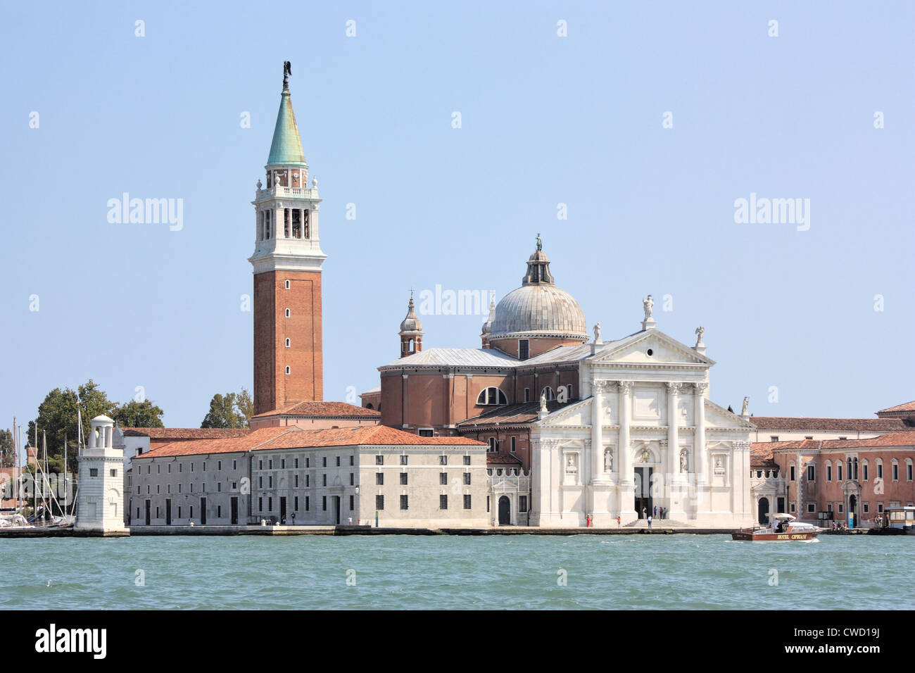 Isola di San Giorgio Maggiore, l'île de Venise, Italie Banque D'Images