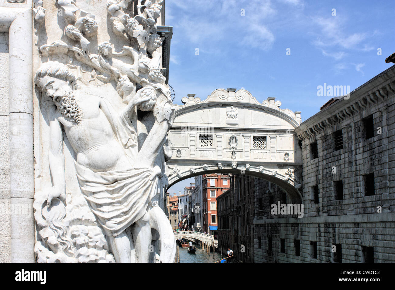 Pont des Soupirs, Venise Italie Ponte dei Sospiri, Venezia Italia, Venedig Seufzerbrücke Italien Pont des Soupirs, Venise Italie Banque D'Images