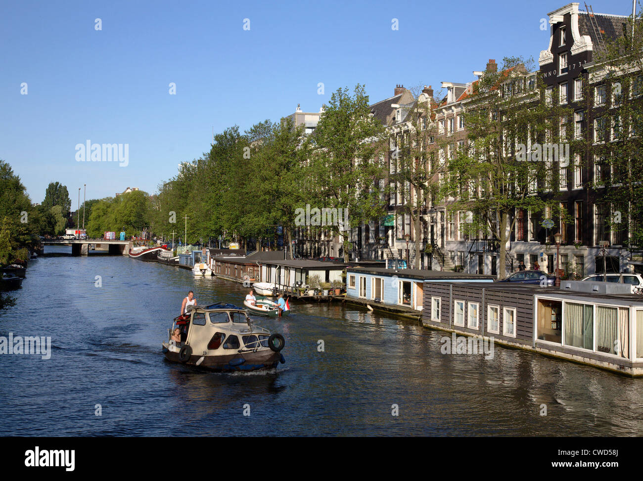 Amsterdam, vue sur la ville Banque D'Images