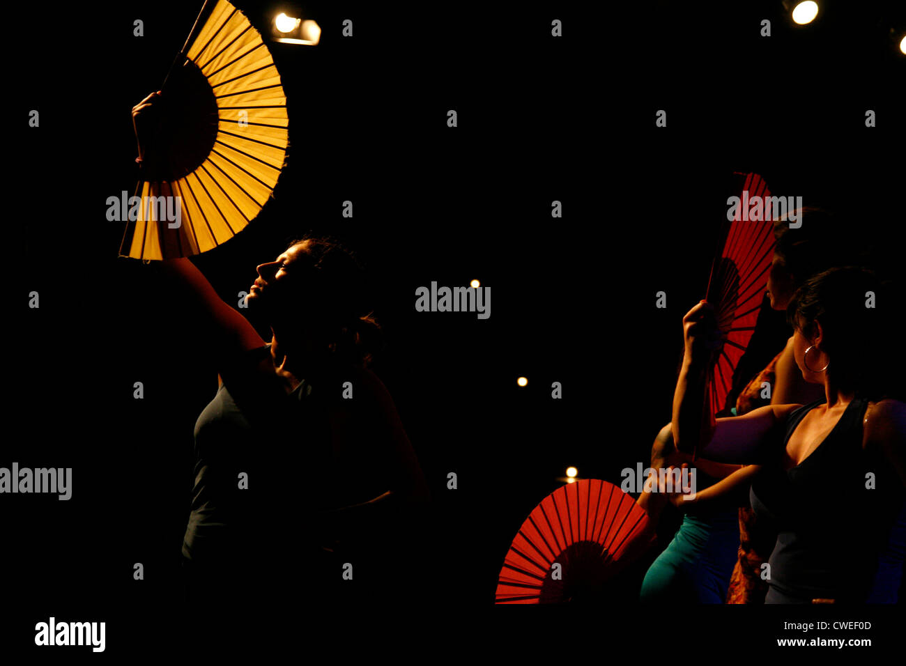 Des danseuses. Banque D'Images