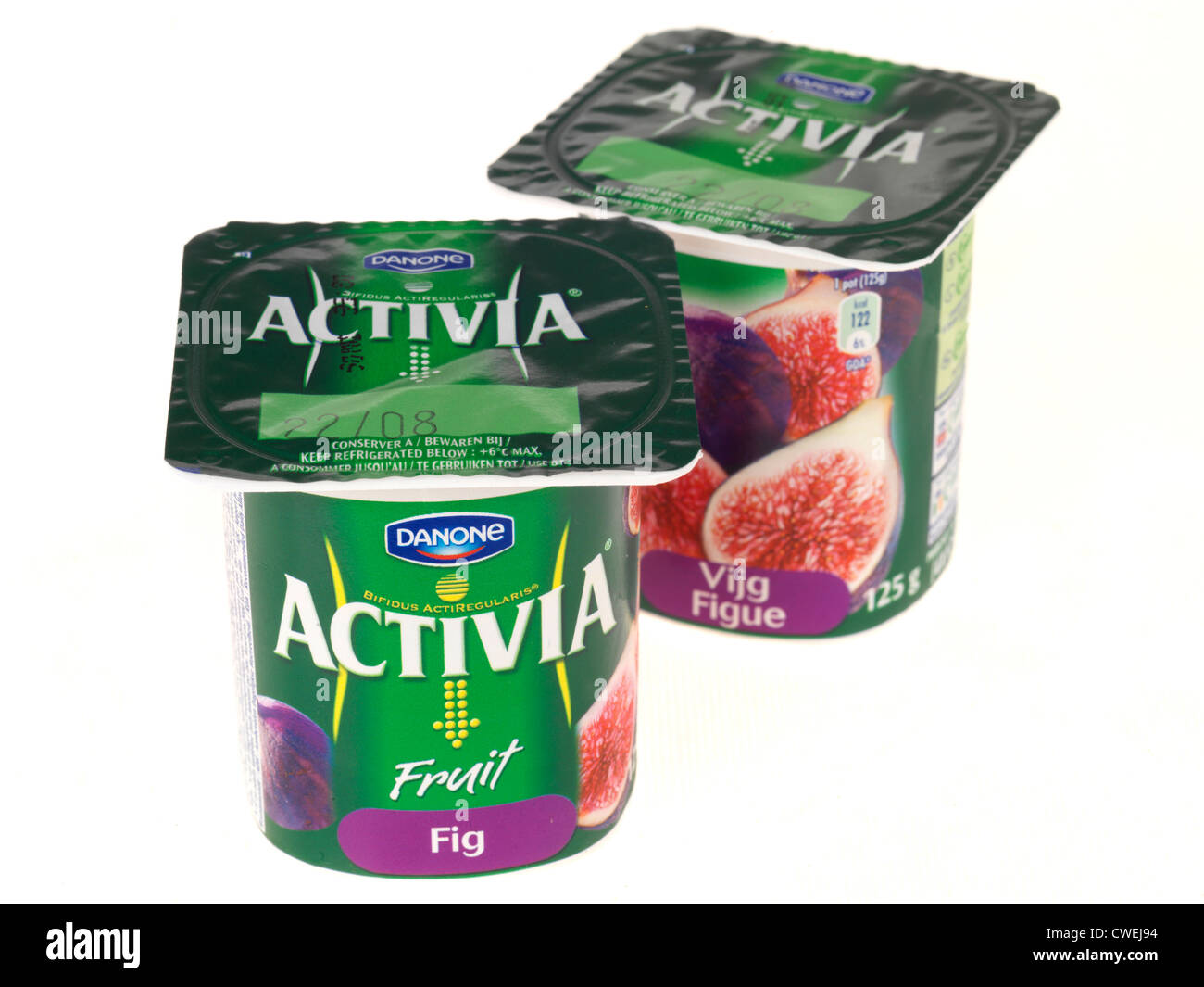 Le yogourt Activia fig Photo Stock Alamy