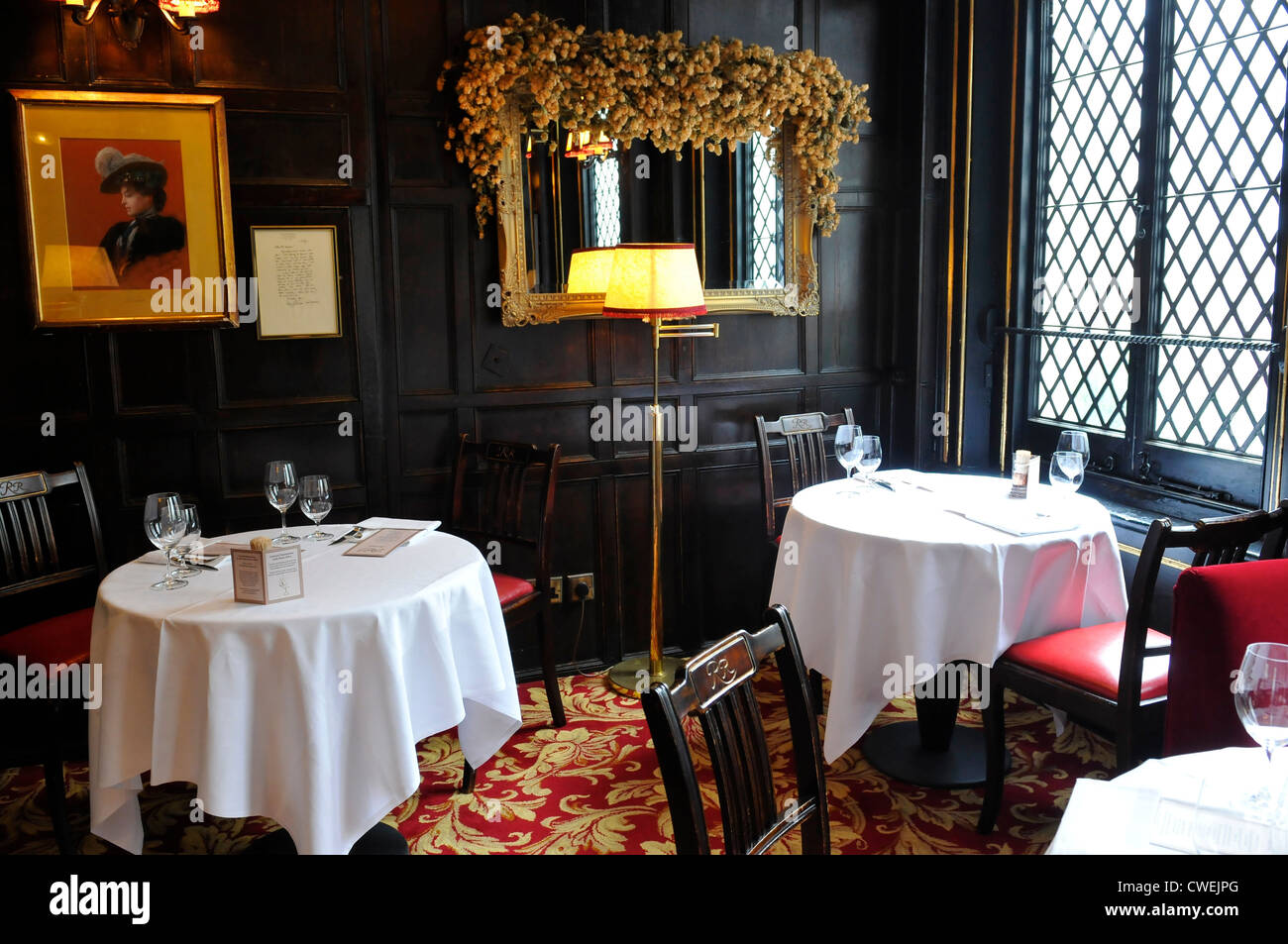 Restaurant règles, Maiden Lane, Covent Garden, Londres Banque D'Images