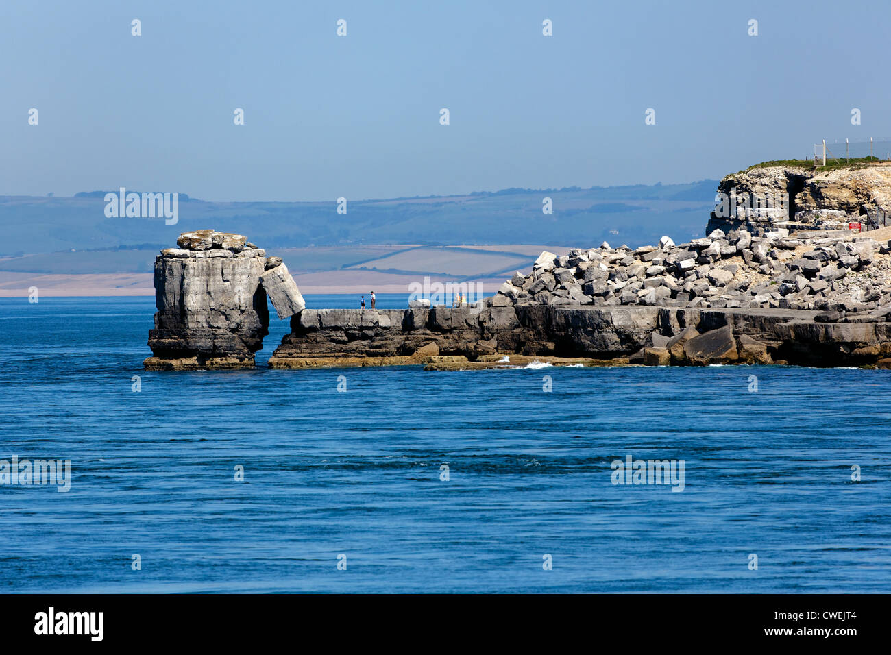 Pulpit Rock, Portland, Dorset Purbeck, UK Banque D'Images