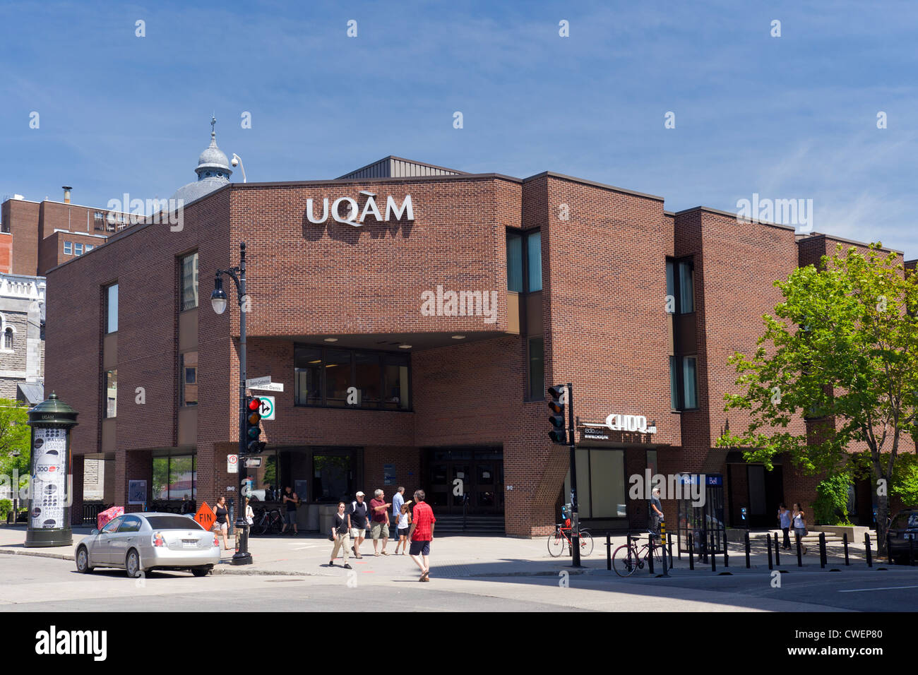 Université du Québec à Montréal (Université du Québec à Montréal). Banque D'Images