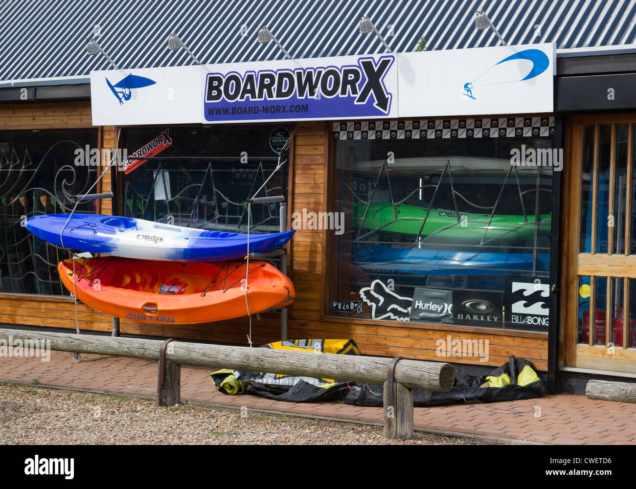 BoardWorx Surf Store Whitstable Kent UK Banque D'Images