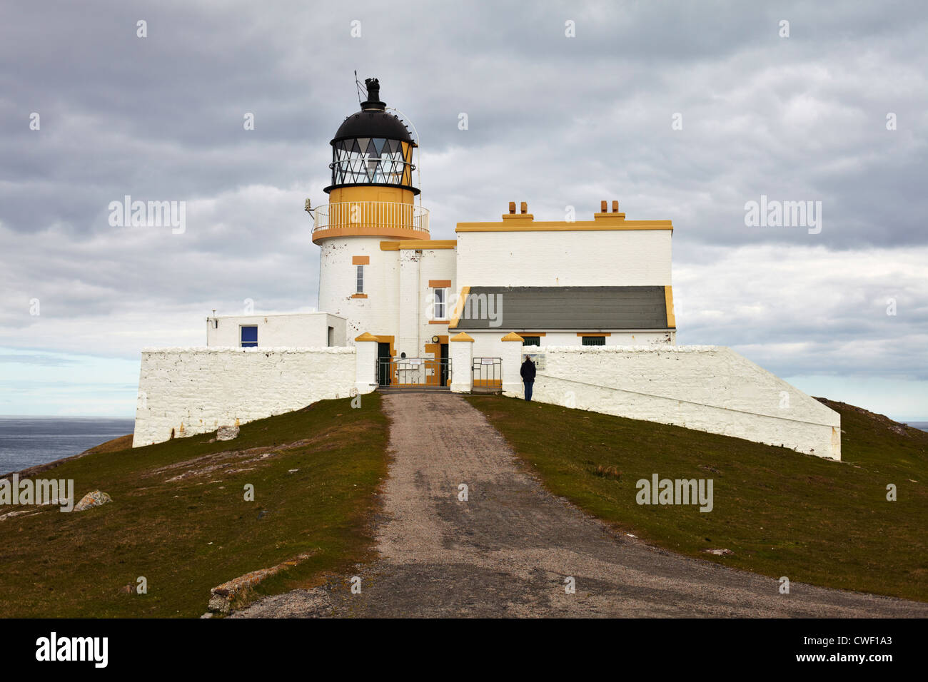 Stoer head lighthouse Banque D'Images