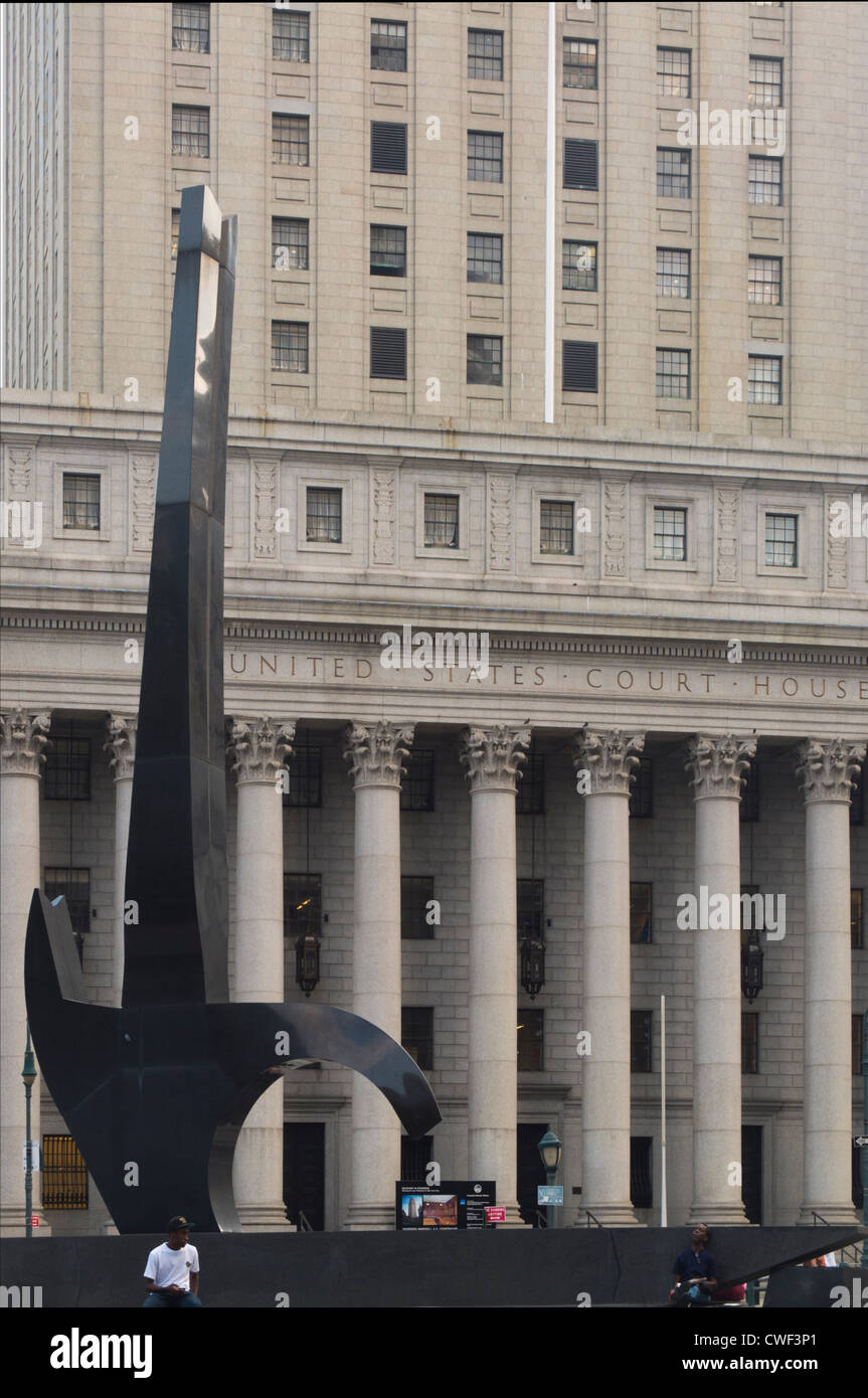 United States courthouse New York City Banque D'Images