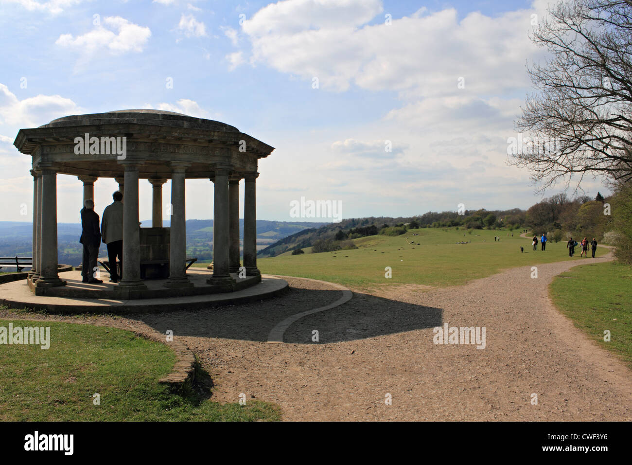Reigate Hill dans les North Downs, Surrey, Angleterre, Royaume-Uni Banque D'Images