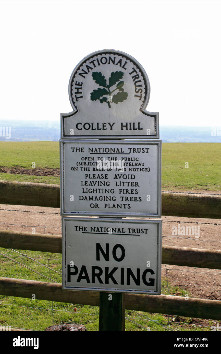 Reigate Hill dans les North Downs, Surrey, Angleterre, Royaume-Uni Banque D'Images