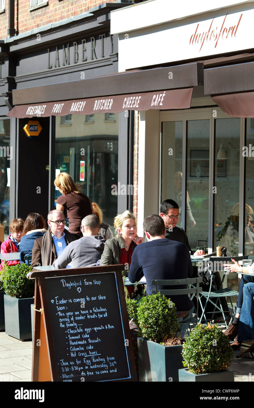 Daylesford Organic food shop dans Belgravia, Londres Banque D'Images