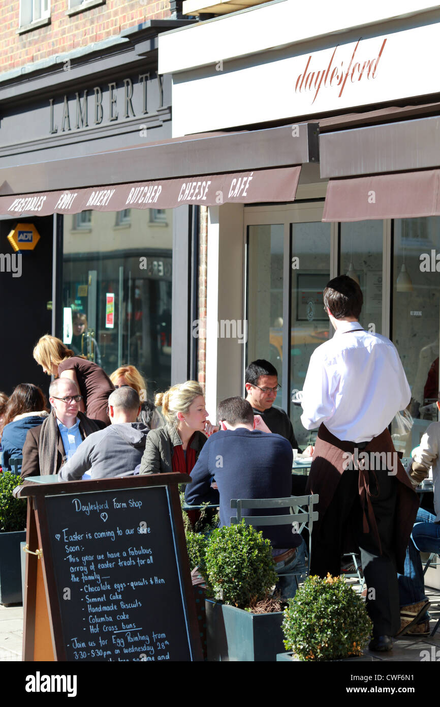 Daylesford Organic food shop dans Belgravia, Londres Banque D'Images