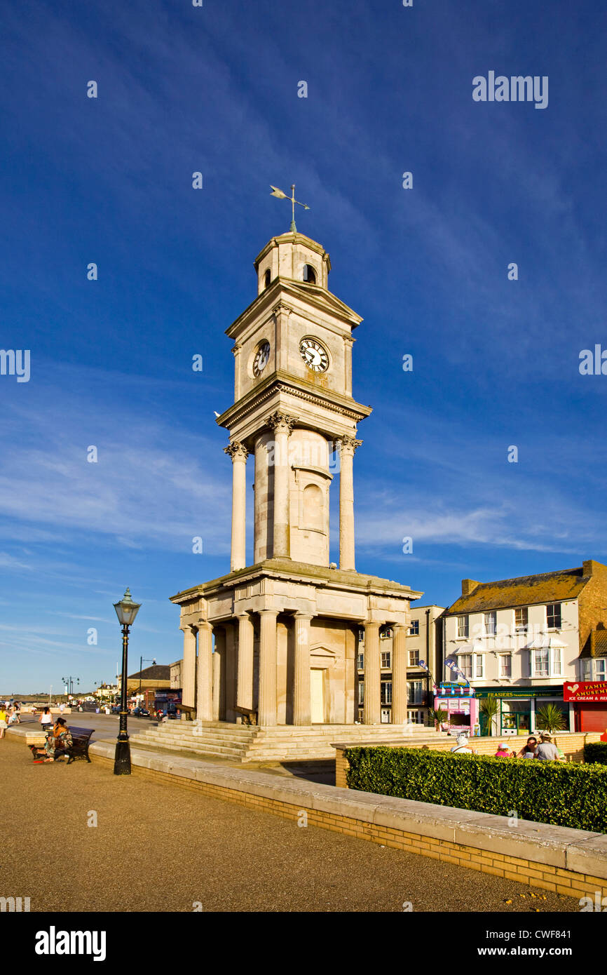 La tour de l'horloge Herne Bay Kent UK Banque D'Images