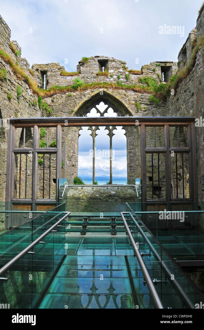 Château d'Oystermouth, Gower Banque D'Images