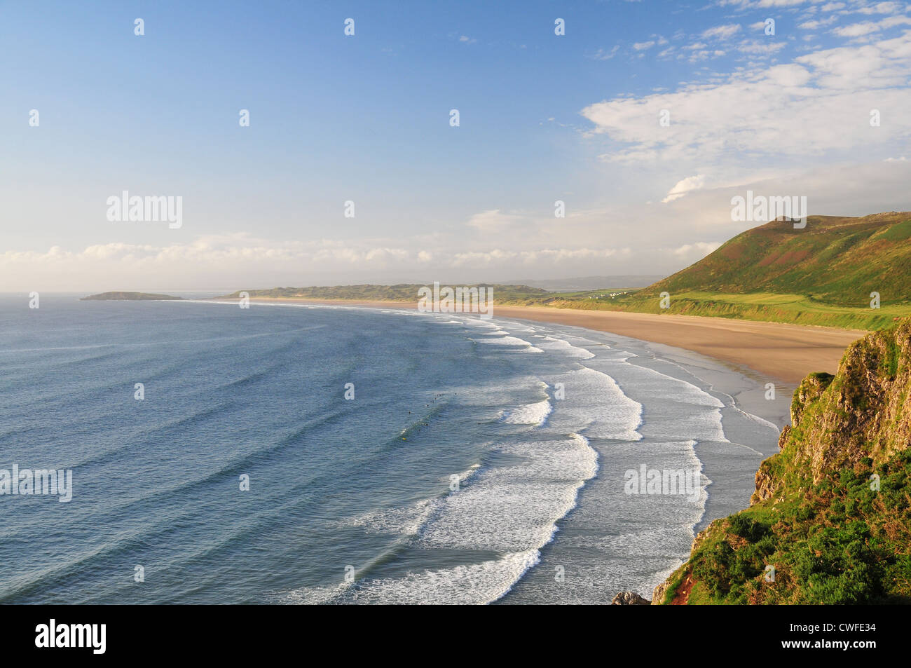 Rhossili Bay, Gower Banque D'Images