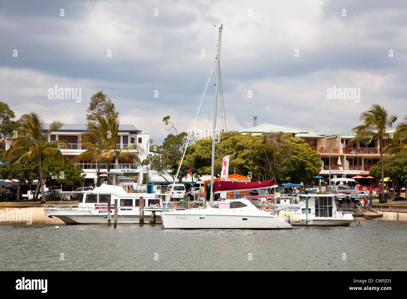 Jetée, Noosa, Sunshine Coast, Queensland, Australie Banque D'Images