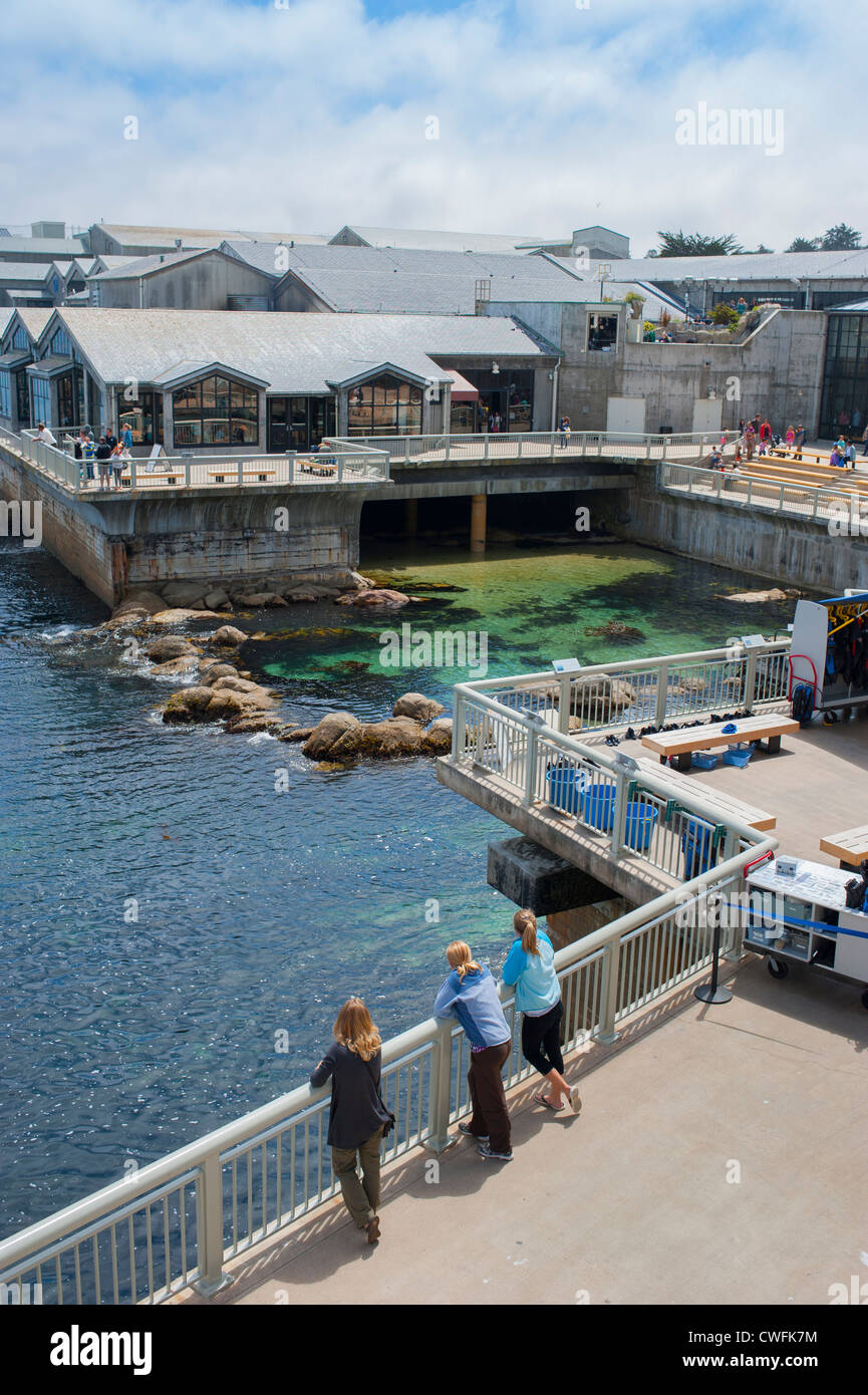 USA Californie CA Monterey Bay Aquarium - extérieur Banque D'Images