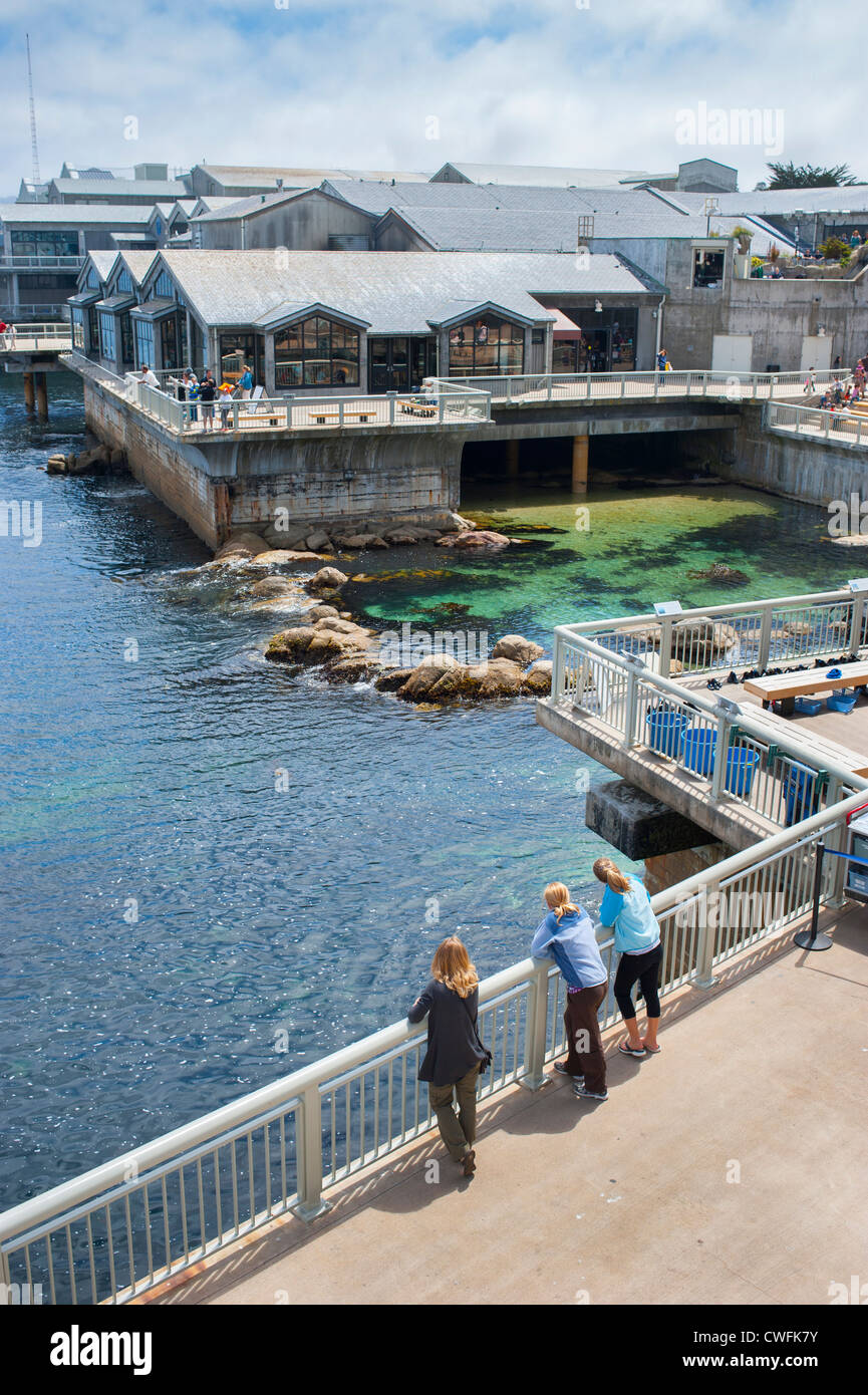 USA Californie CA Monterey Bay Aquarium - extérieur Banque D'Images