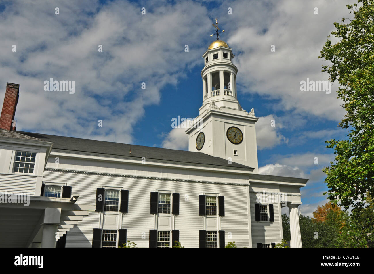 États-unis D'AMÉRIQUE, USA, New England, Massachusetts, Concord, première paroisse à Concord Unitarian Universalist Church, 1636 Banque D'Images