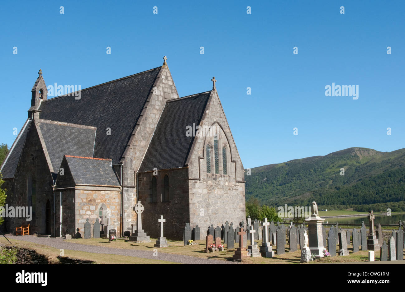 Église St Johns West Highland Ecosse Lochaber Ballachulish Banque D'Images