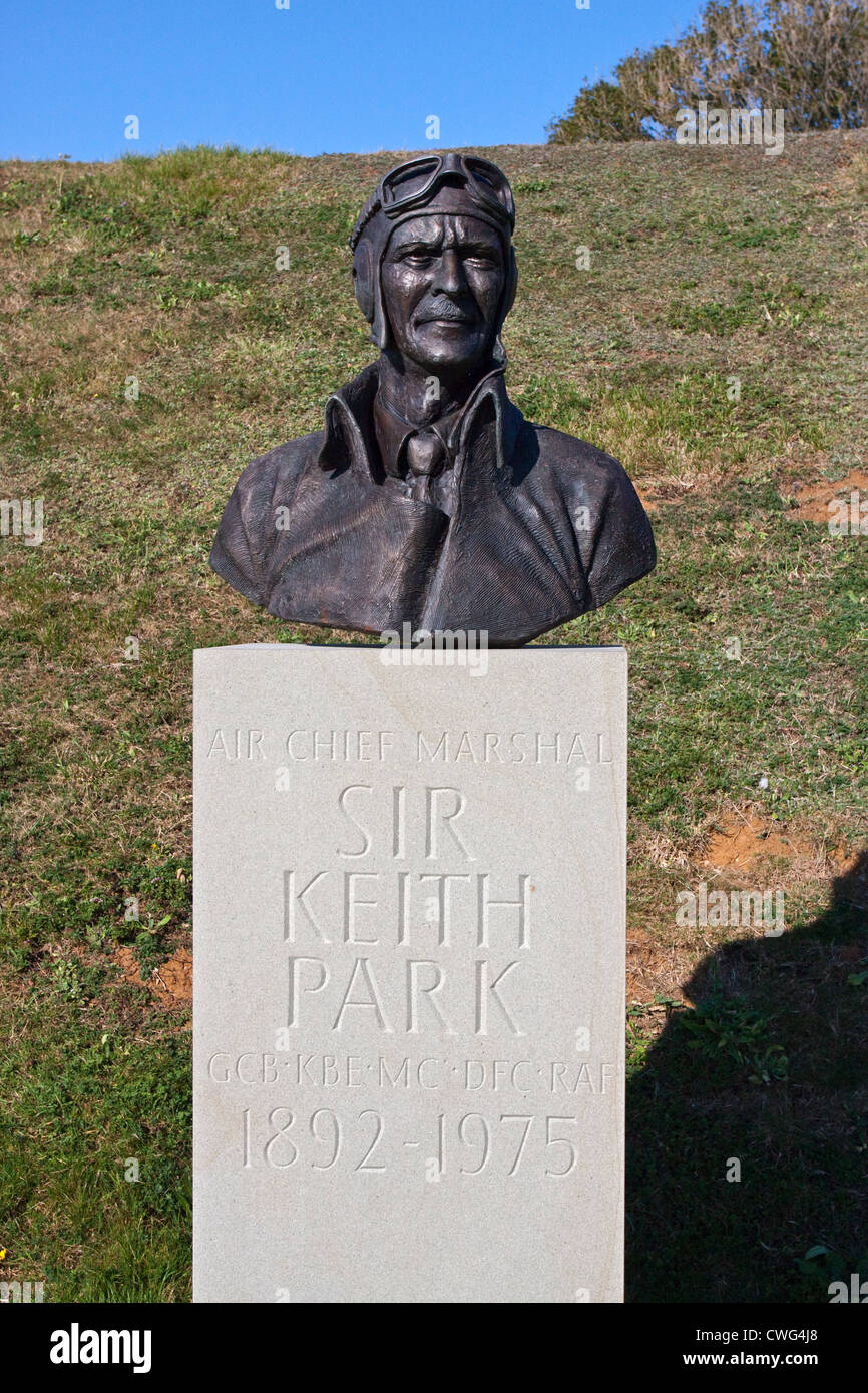 Musée de la bataille d'Angleterre Capel le Ferne. Sir Keith Park Memorial Banque D'Images