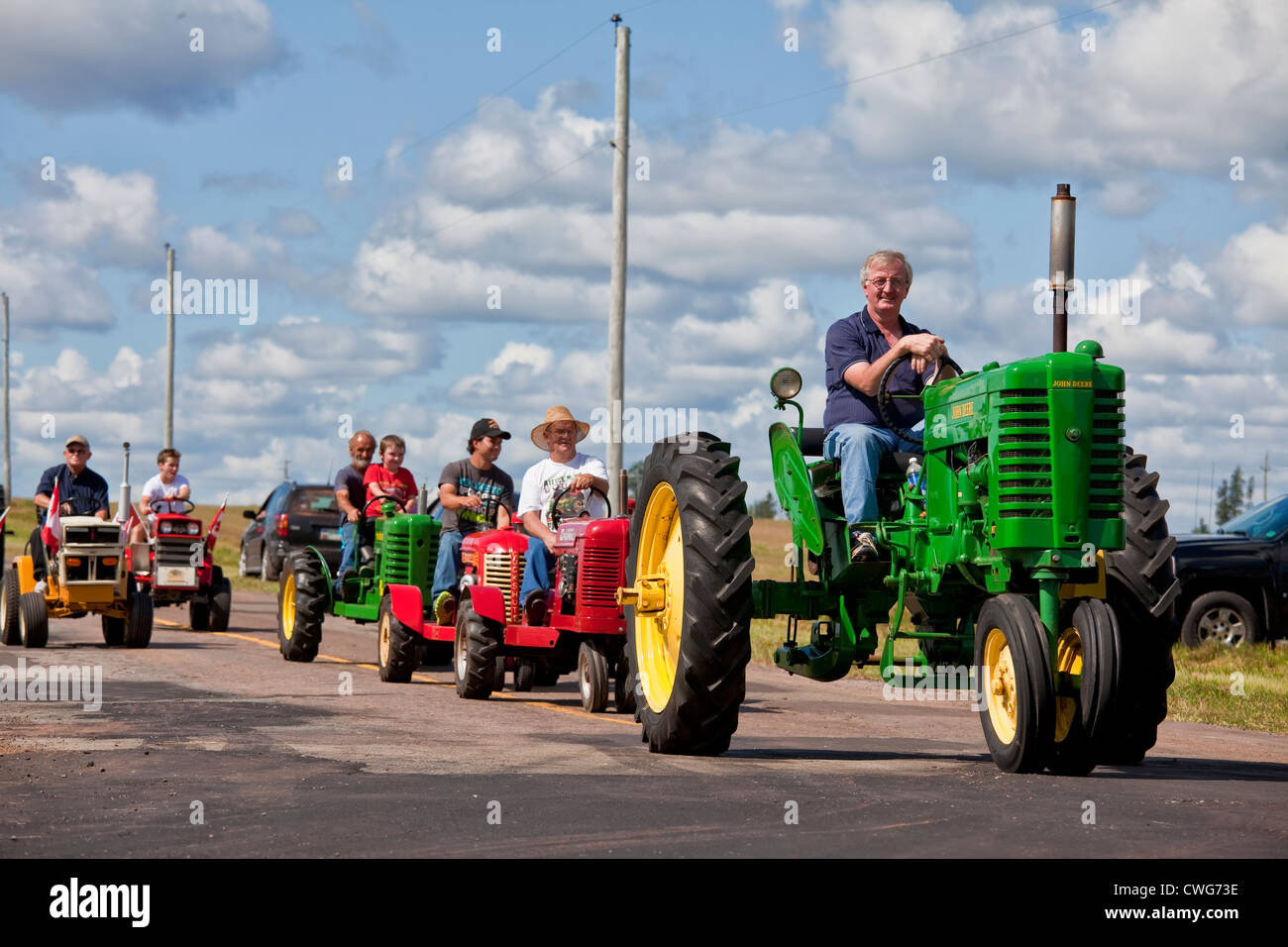 Provincial de labour et Parade & foire agricole, sont tenus annuellement dans Dundas, l'Île du Prince Édouard. Banque D'Images