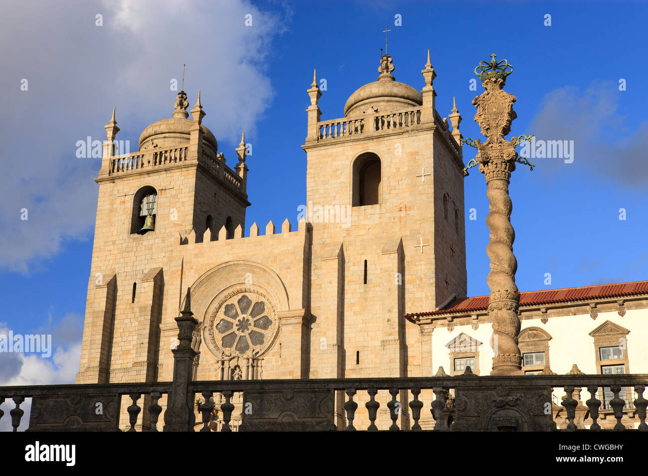 Cathédrale Se Porto Portugal Banque D'Images