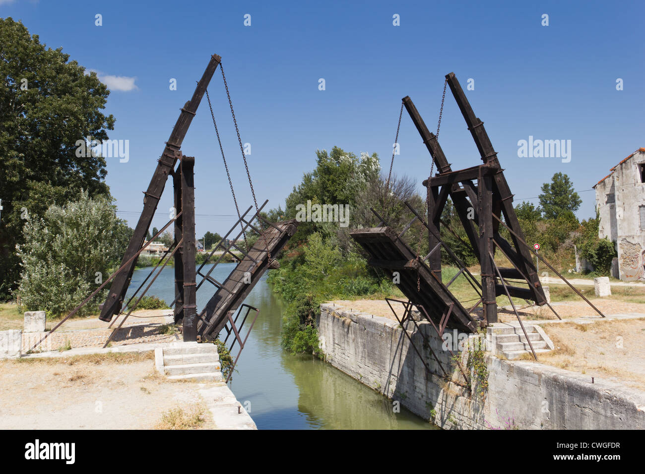 Arles - Le Pont Van Gogh Banque D'Images