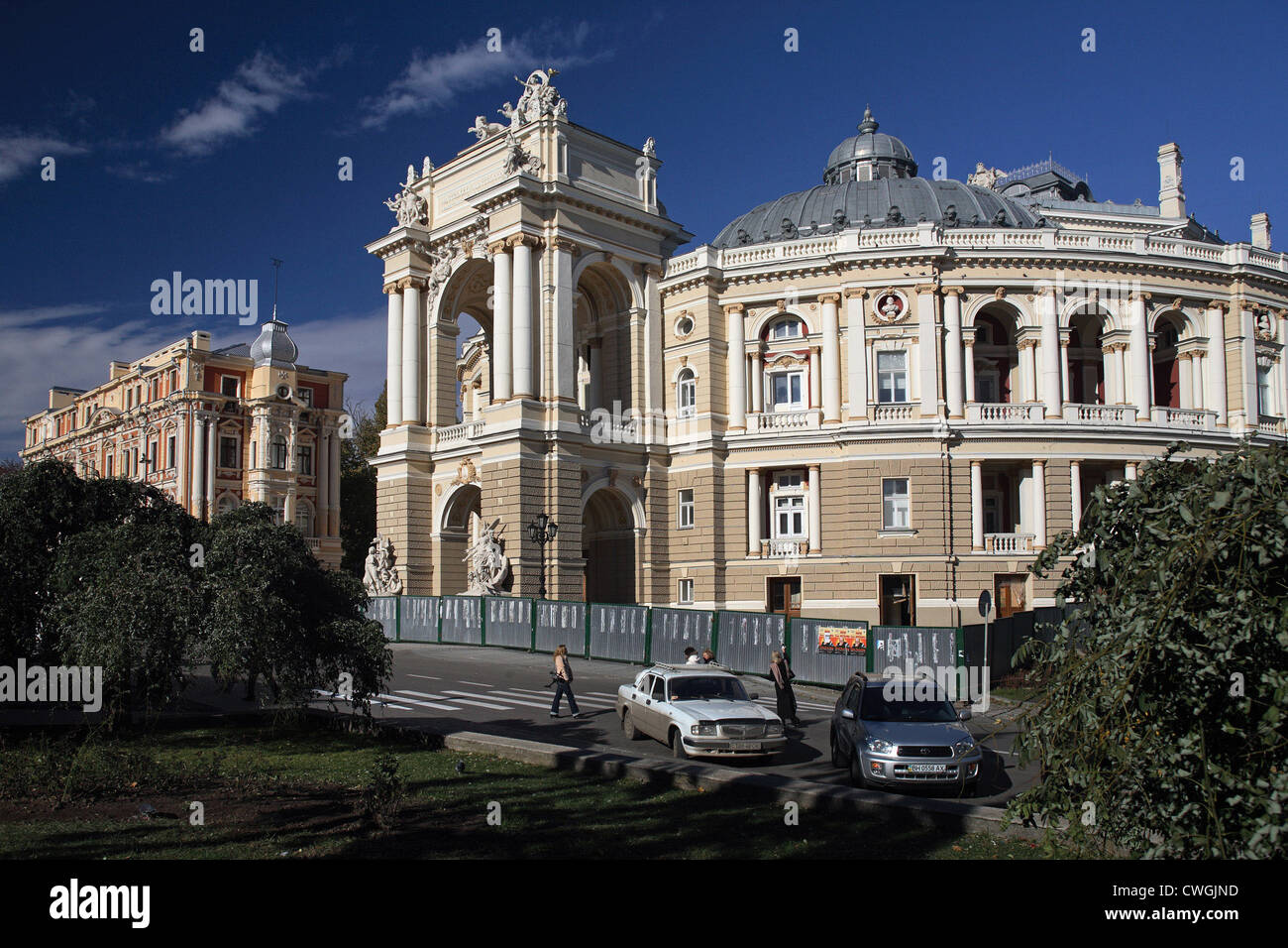 Odessa, l'opéra Banque D'Images