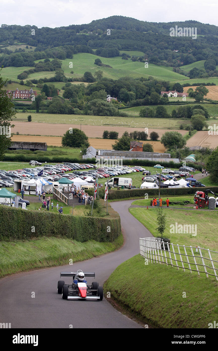 Shelsley Walsh, Course de côte. Worcestershire, Royaume-Uni. 12/08/12 Action, sport automobile. Banque D'Images