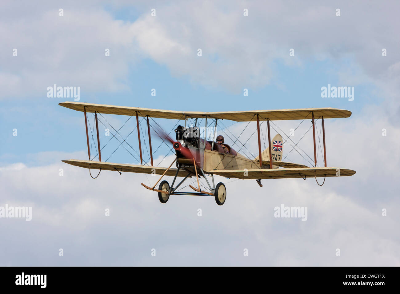 S2c réplique biplan, un avion de reconnaissance de la Première Guerre mondiale construit par de Havilland Banque D'Images