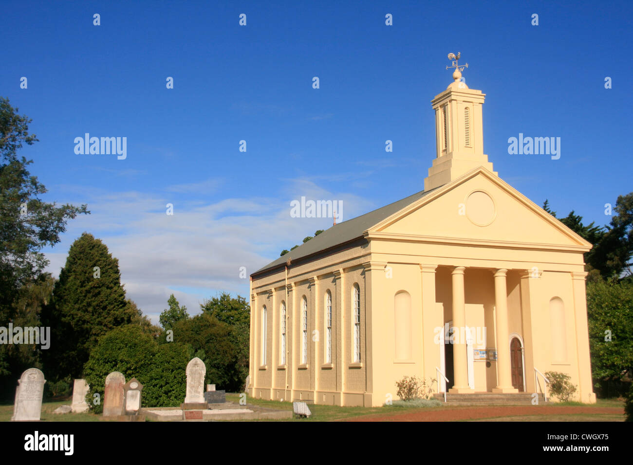 Evandale Église près de Launceston, Tasmania Banque D'Images