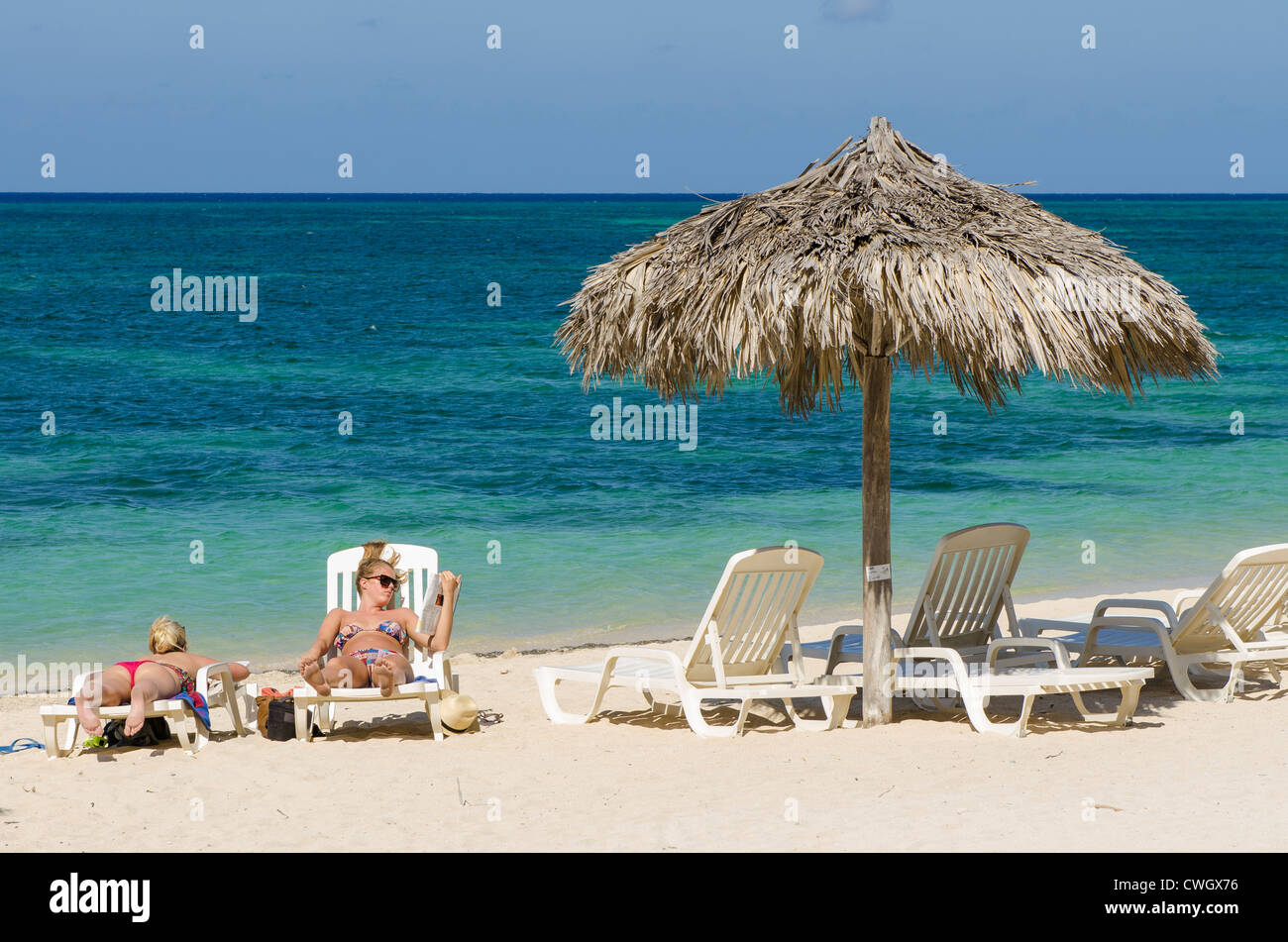 Playa Ancon, Trinidad, Cuba. Banque D'Images
