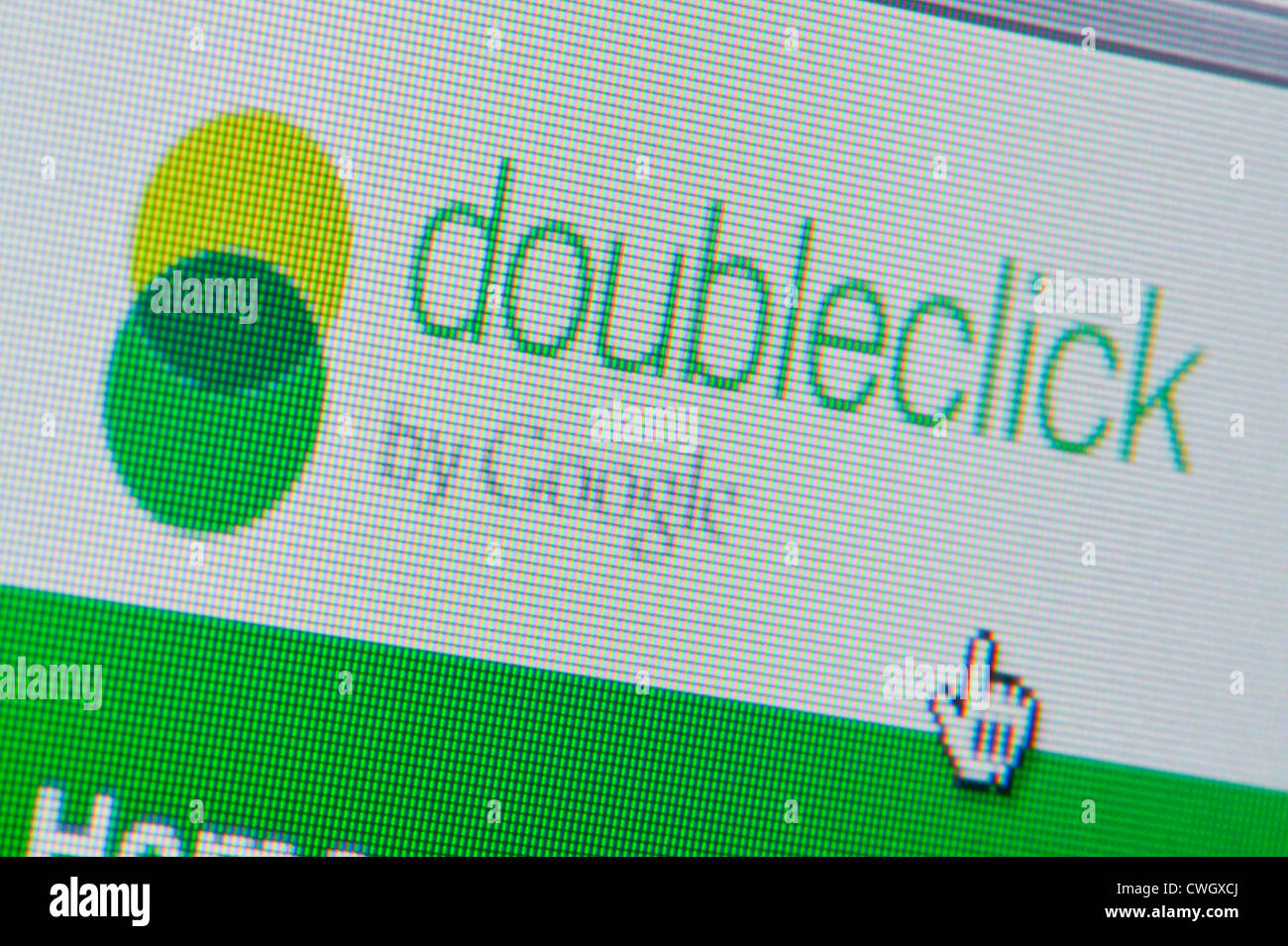De près de l'logo Doubleclick comme vu sur son site web. (Usage éditorial uniquement : -Print, télévision, e-book et le comité éditorial du site). Banque D'Images