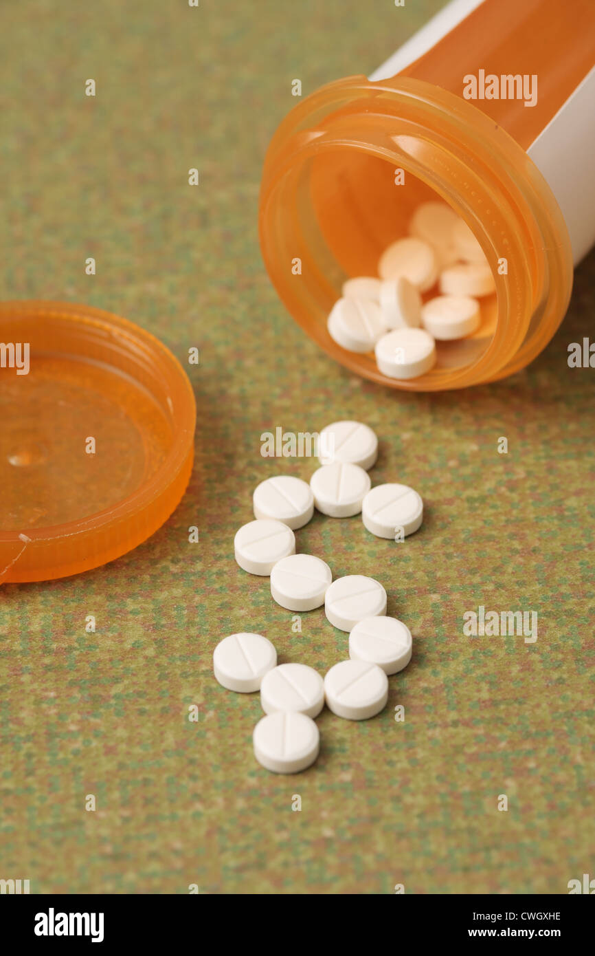 Soins de santé et les coûts des médicaments sur ordonnance Banque D'Images