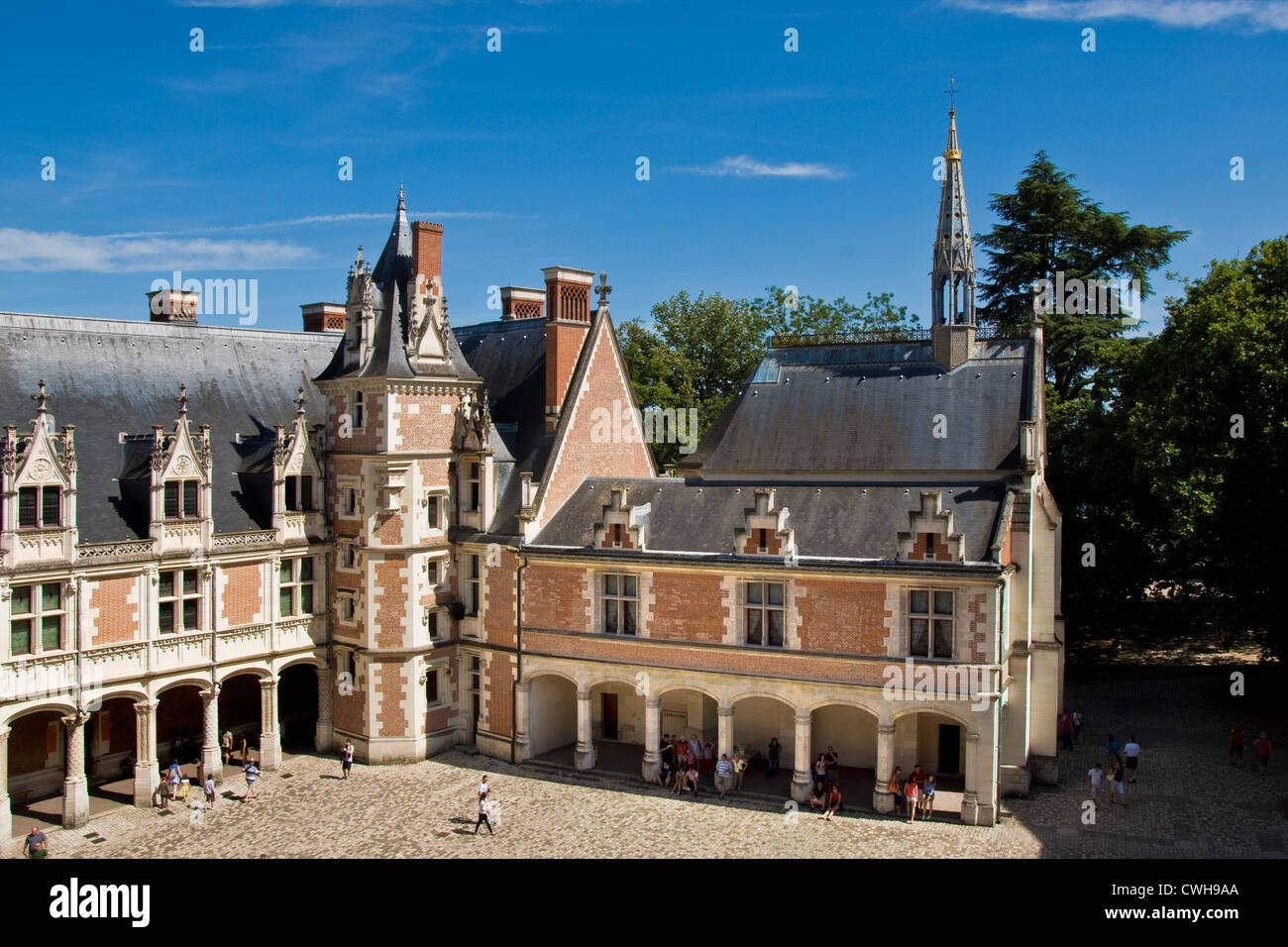 France, vallée de la Loire, Blois, Château Banque D'Images