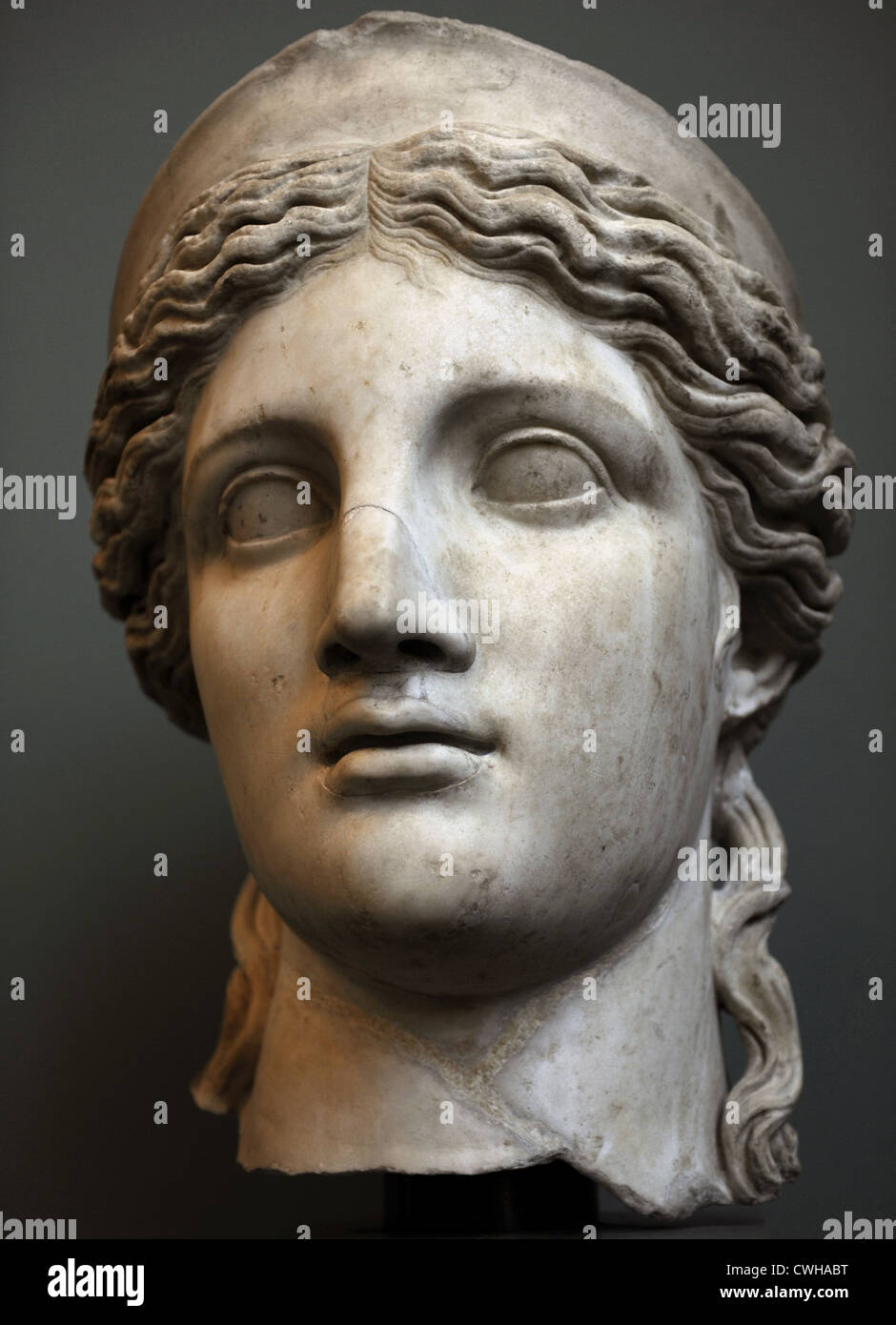 La déesse romaine Junon. Buste. Première moitié du 2e siècle A.C. En. Carlsberg Glyptotek Museum. Copenhague. Le Danemark. Banque D'Images