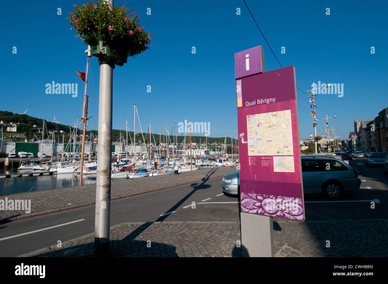 Station balnéaire de Fécamp, Haute-Normandie, France. Banque D'Images