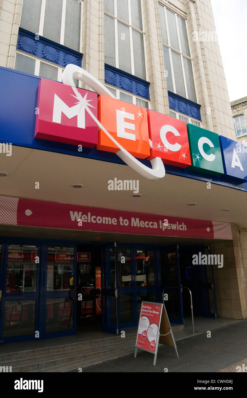 Mecca Bingo halls hall uk gambling vieux théâtre Banque D'Images