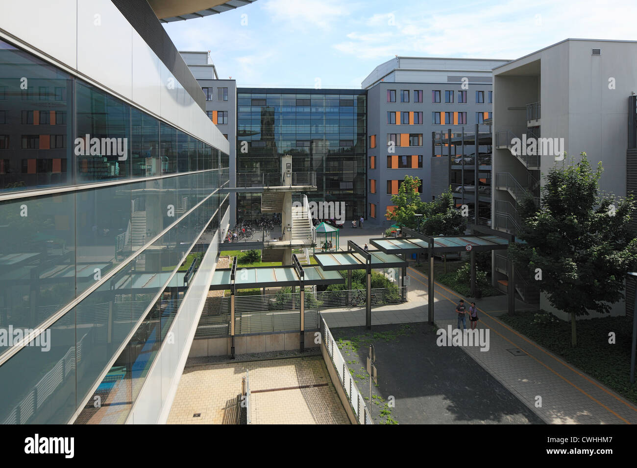 Helios-Klinikum à Krefeld, Niederrhein, Nordrhein-Westfalen Banque D'Images