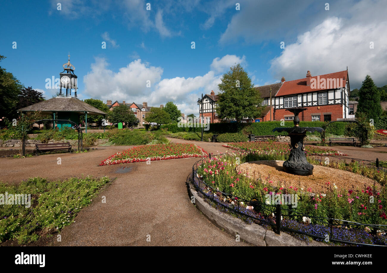 parc public de matlock, derbyshire, angleterre Banque D'Images