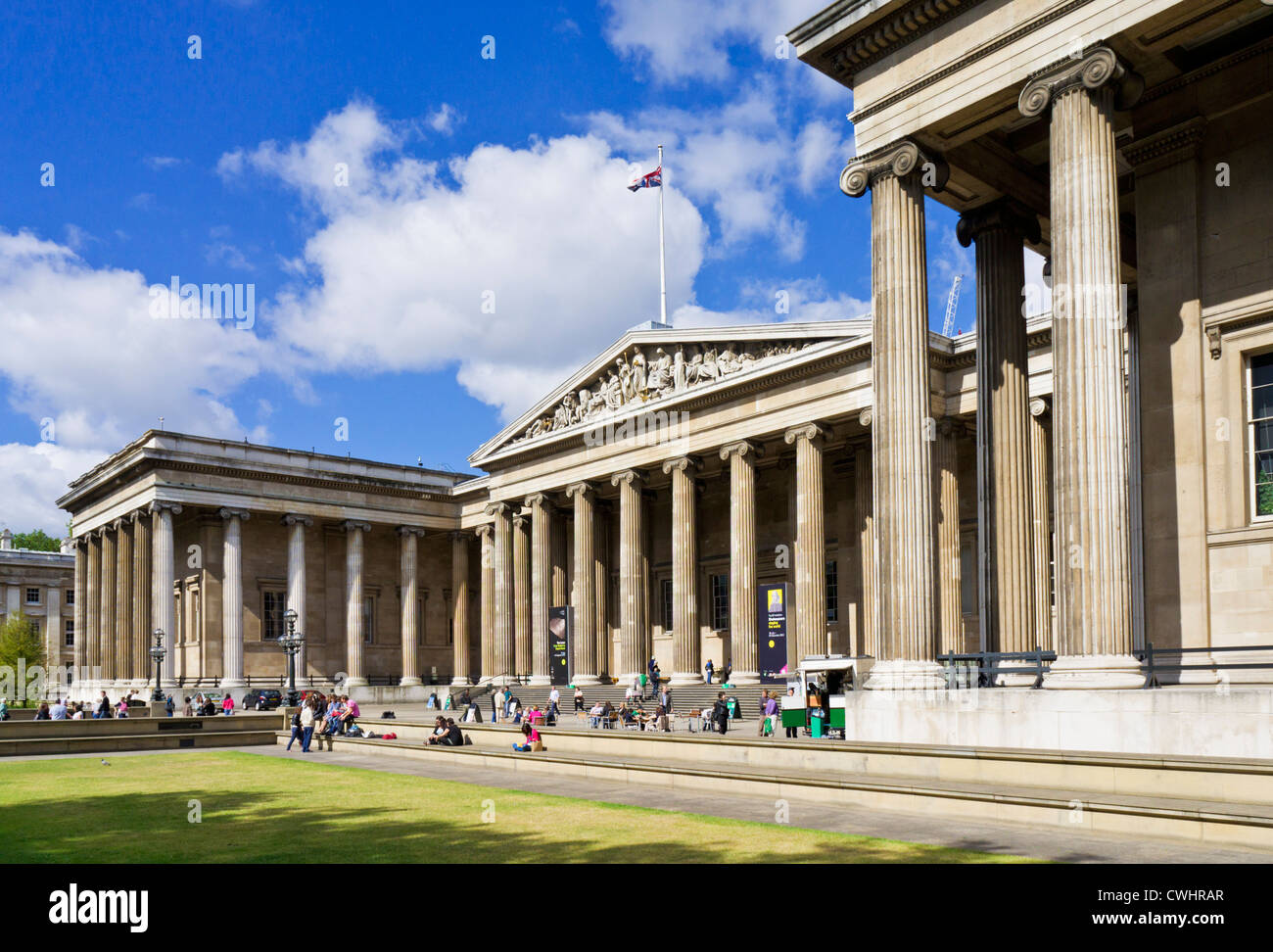 Le British Museum Great Russell Street London England GB UK EU Europe Banque D'Images