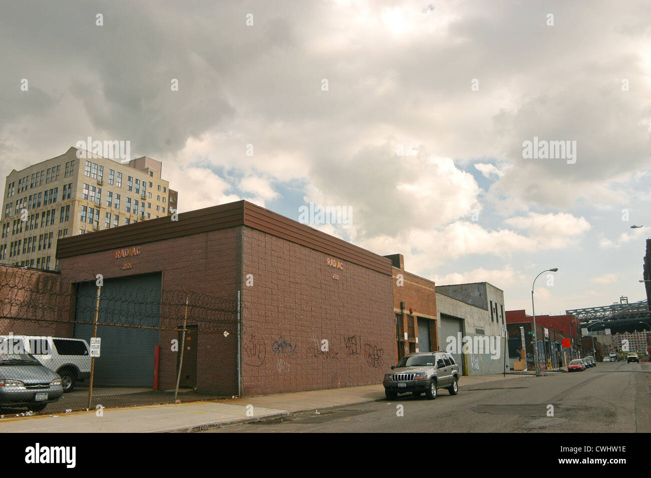 Radiac : Kent Avenue, Williamsburg Brooklyn, 2005 Banque D'Images