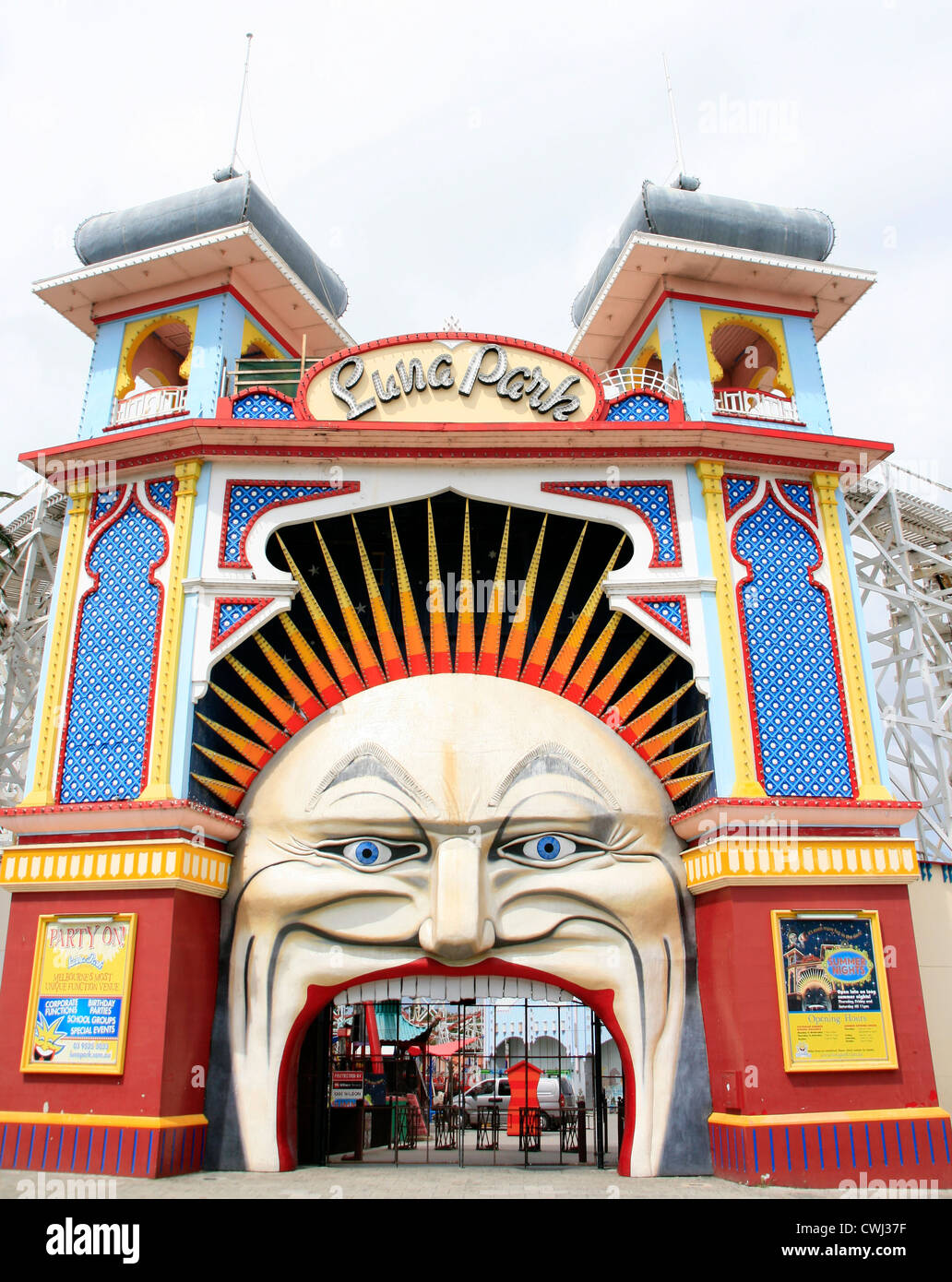 Luna Park de St Kilda, Melbourne, Australie Banque D'Images