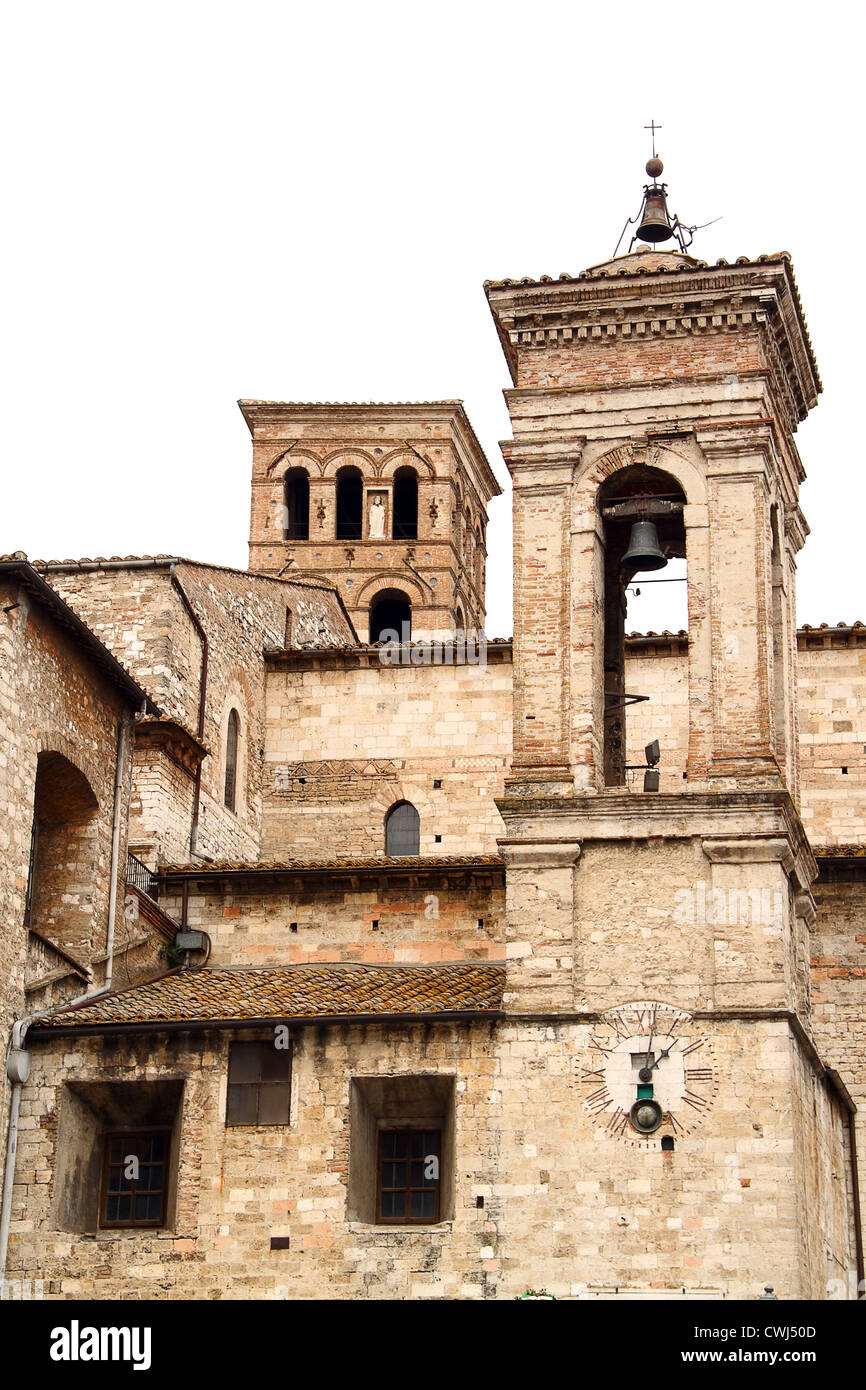 L'ancienne cathédrale de Narni, en Ombrie, Italie Banque D'Images