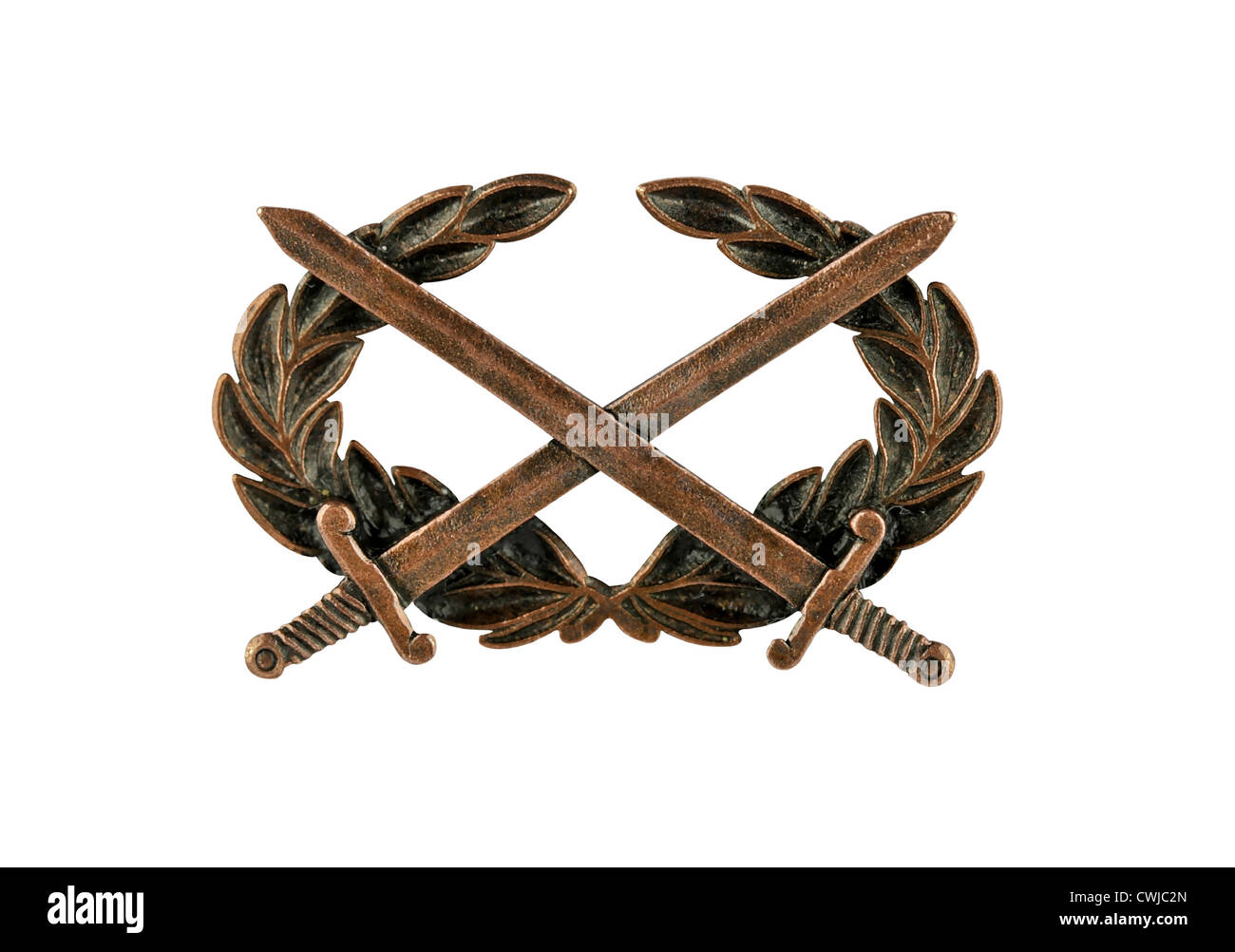 Combat de l'armée australienne Médailles badge délivré par le Gouvernement australien pour le service actif dans le sud du Vietnam Banque D'Images