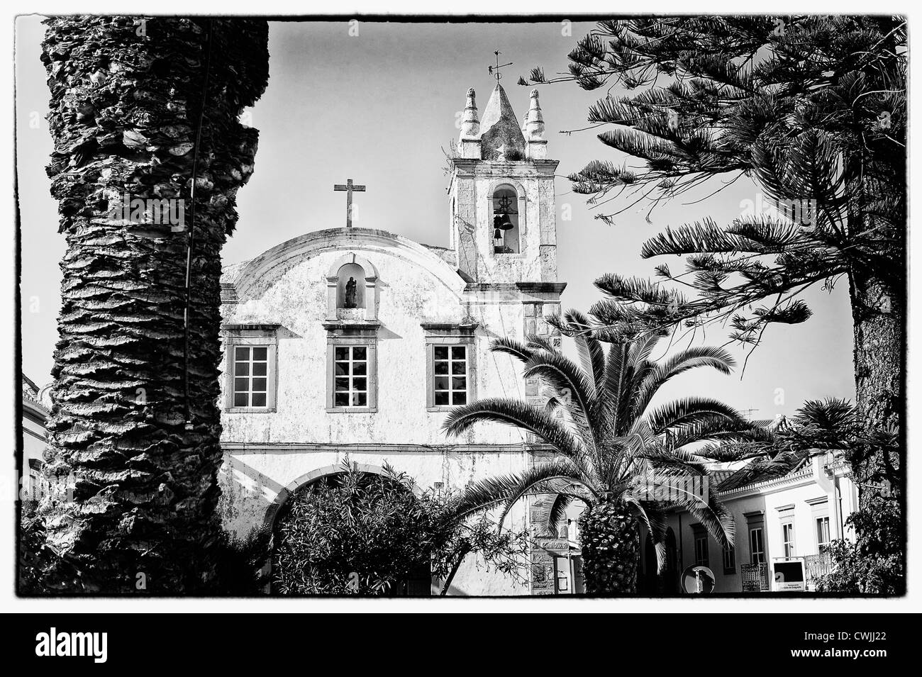 L'église de Sao Paulo, Tavira, Algarve, Portugal Banque D'Images