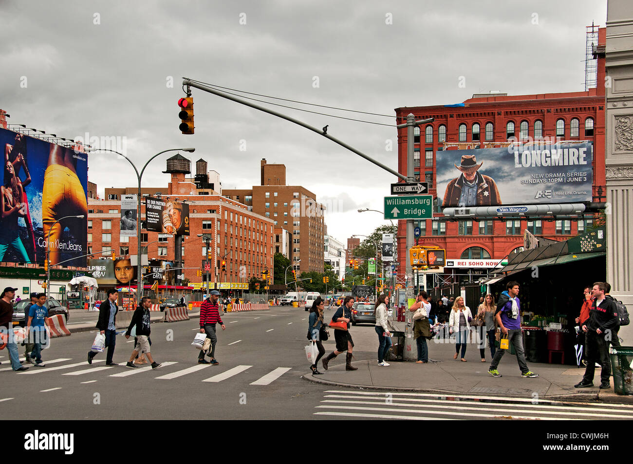 Rue Lafayette Village Soho New York Ville Manhattan Banque D'Images