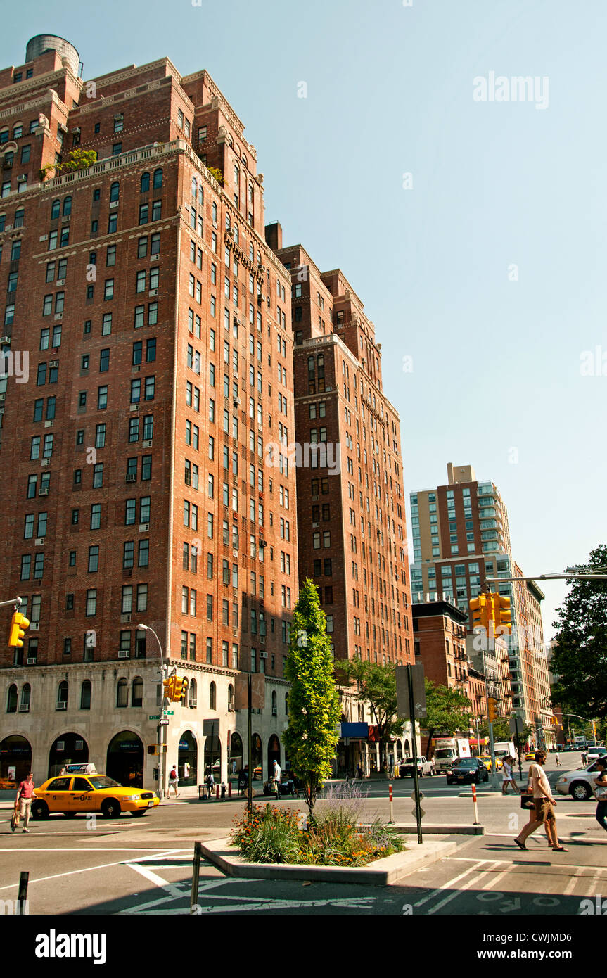 London Terrace Gardens Chelsea Ninth Avenue New York City Manhattan American United States of America Banque D'Images