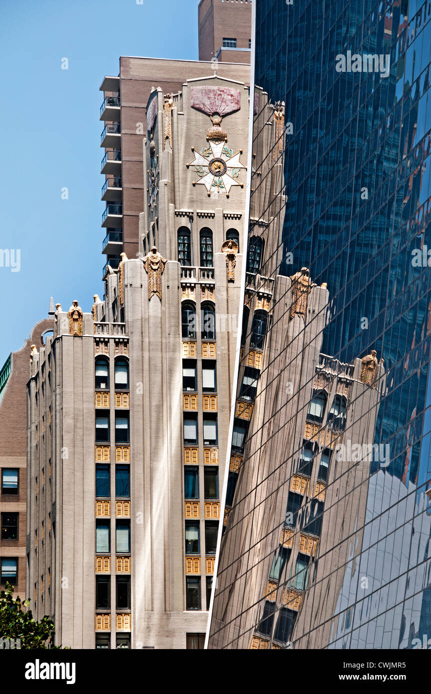 Architecture West 58th Street 5th Avenue Manhattan, New York City , américain, États-Unis d'Amérique, États-Unis Banque D'Images