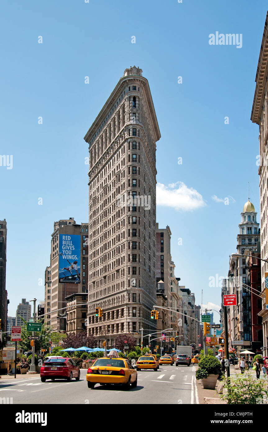Madison Square Park Manhattan New York District Flatiron Building Banque D'Images